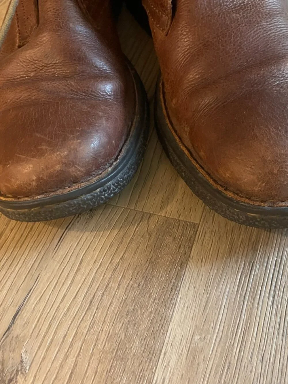 Born Men's Harrison Chukka Brown Leather Boots Size: 10.5M!